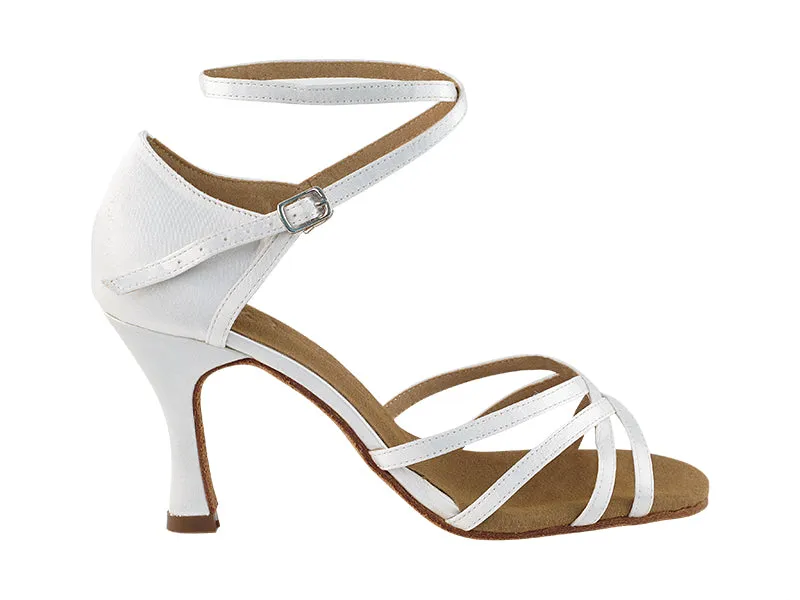 Sera Series Ivory Satin Dance Sandal