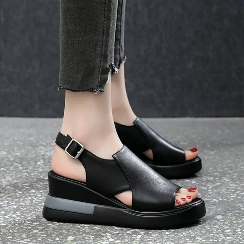 Soft Leather Sandals for Women