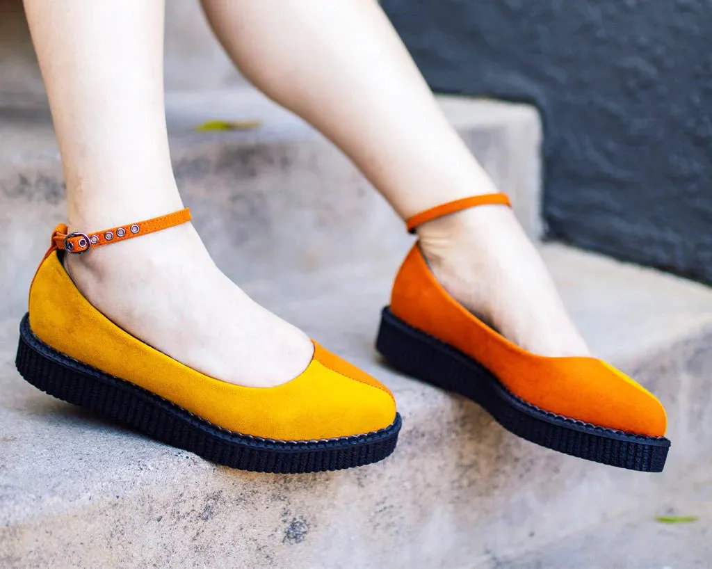 Sunkissed Twist Ballet Ankle Strap Creeper