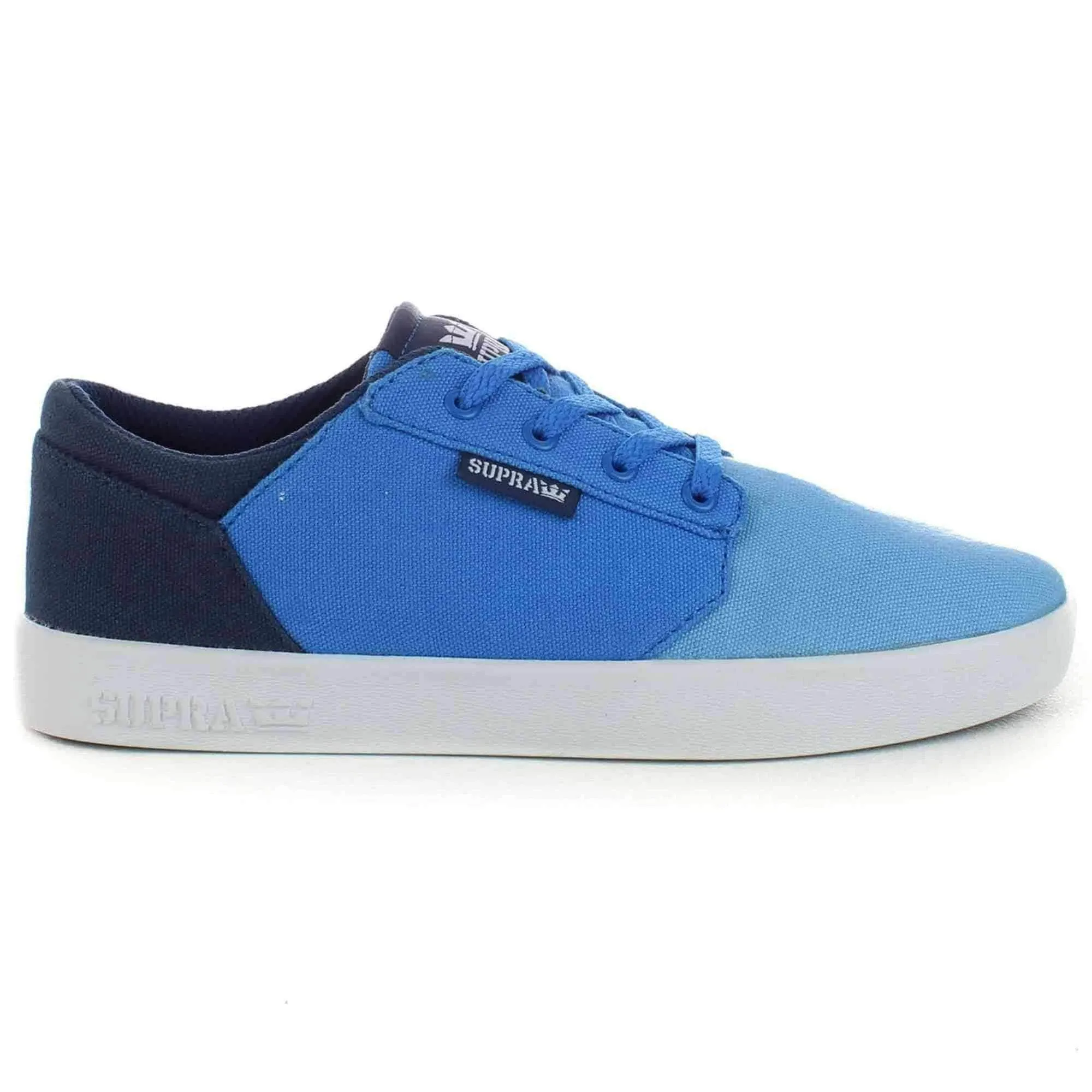 Supra Youths Yorek Low Shoes - Blue Fade White