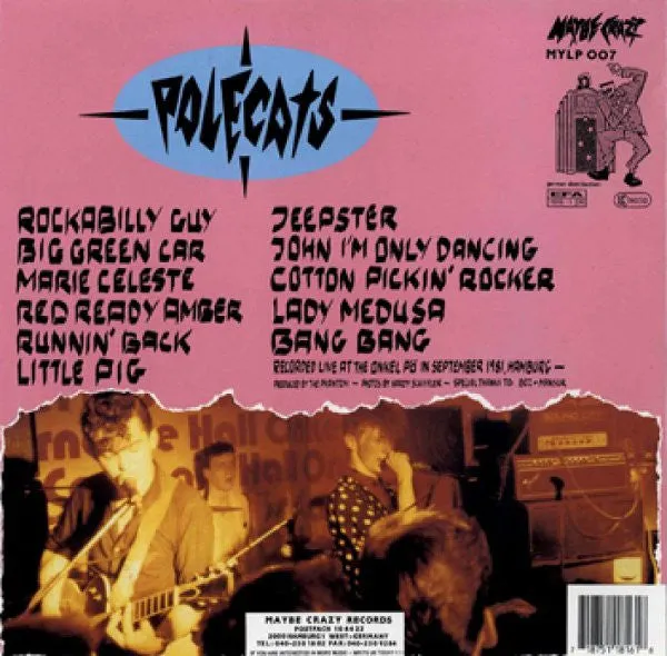 The Polecats - Live In Hamburg 1981 (LP, Album) (NM or M-)