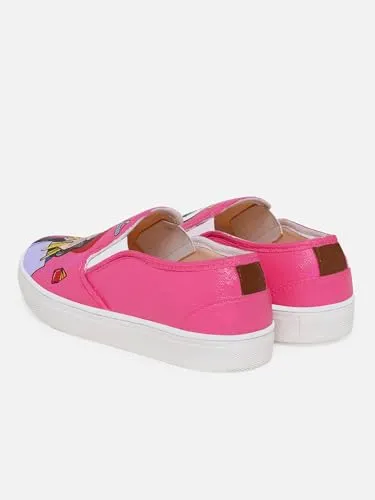 THE QUIRKY NAARI Shopaholic Slipons Stylishly Playful Fit | Pink | 8 UK