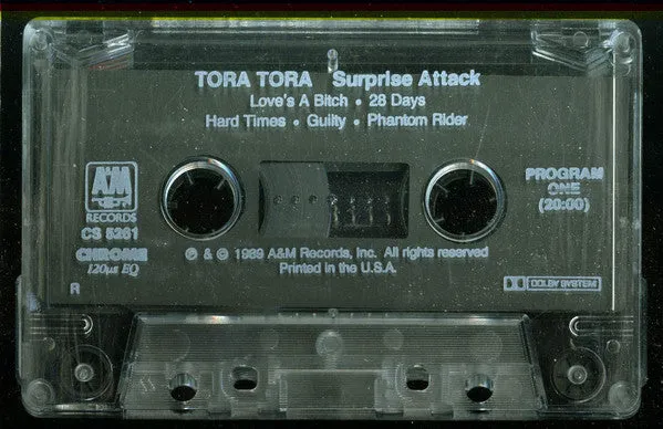 Tora Tora (2) - Surprise Attack (Cass, Album, R, ) (VG )