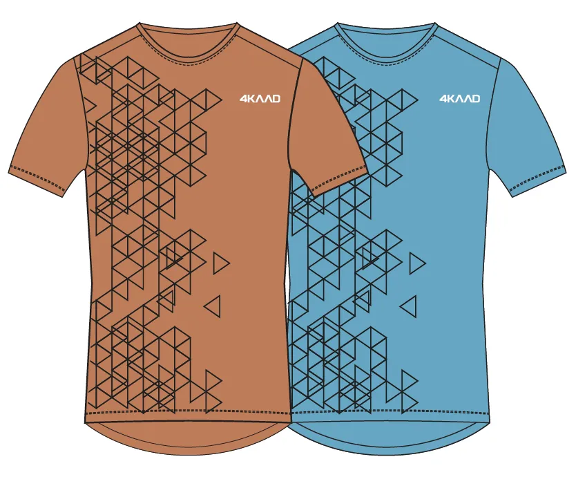 Triangle Men running T-shirt, short sleeve