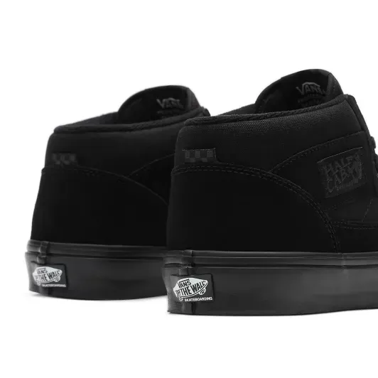 Vans Skate Half Cab Skateboarding Shoes - Black/Black