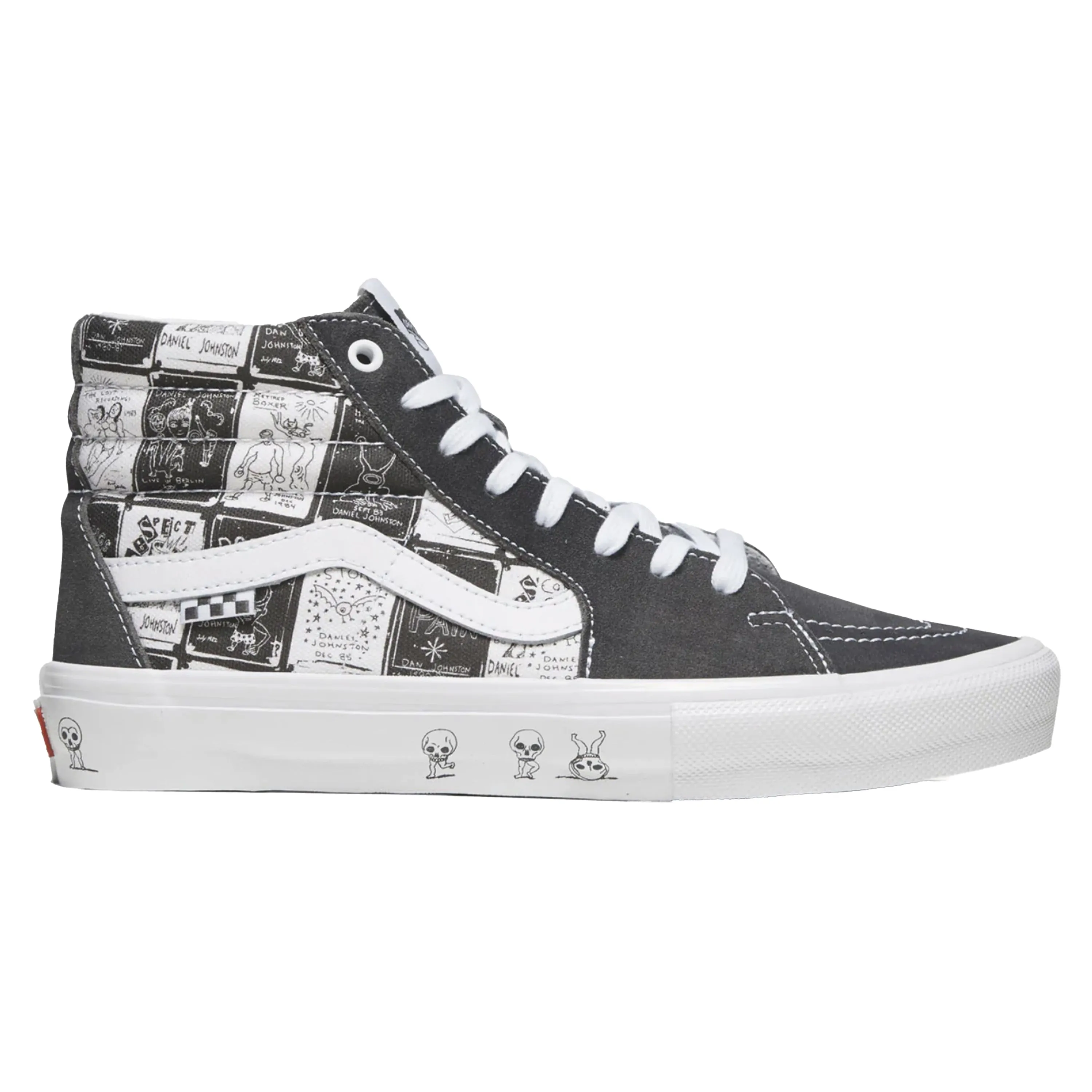 VANS SKATE SK8-HI DANIEL JOHNSTON RAVEN