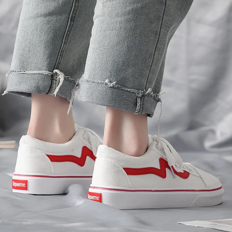 Versatile Unique Female Cloth Breathable Board Canvas Shoes