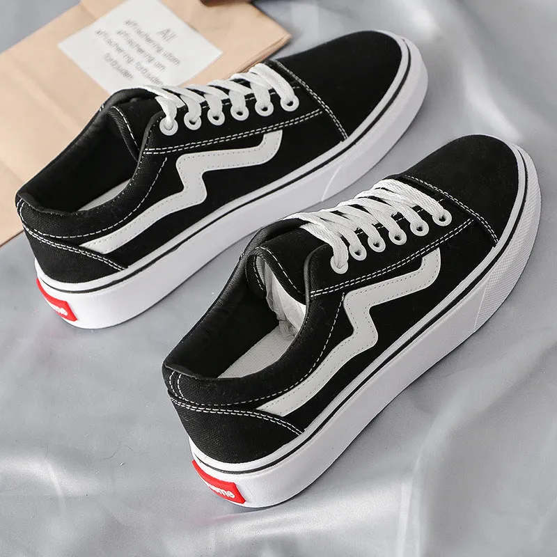 Versatile Unique Female Cloth Breathable Board Canvas Shoes