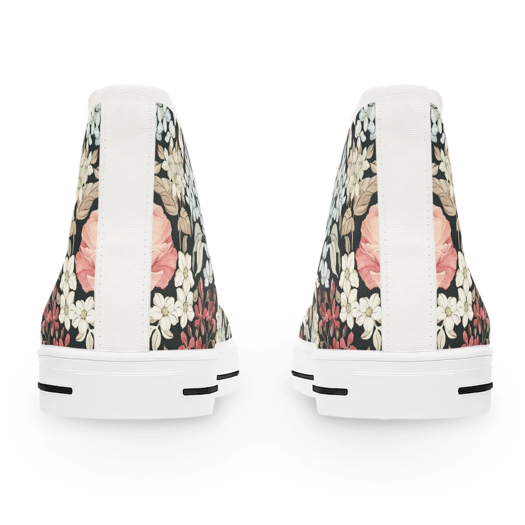 Vintage Flowers Women's High Top Sneakers