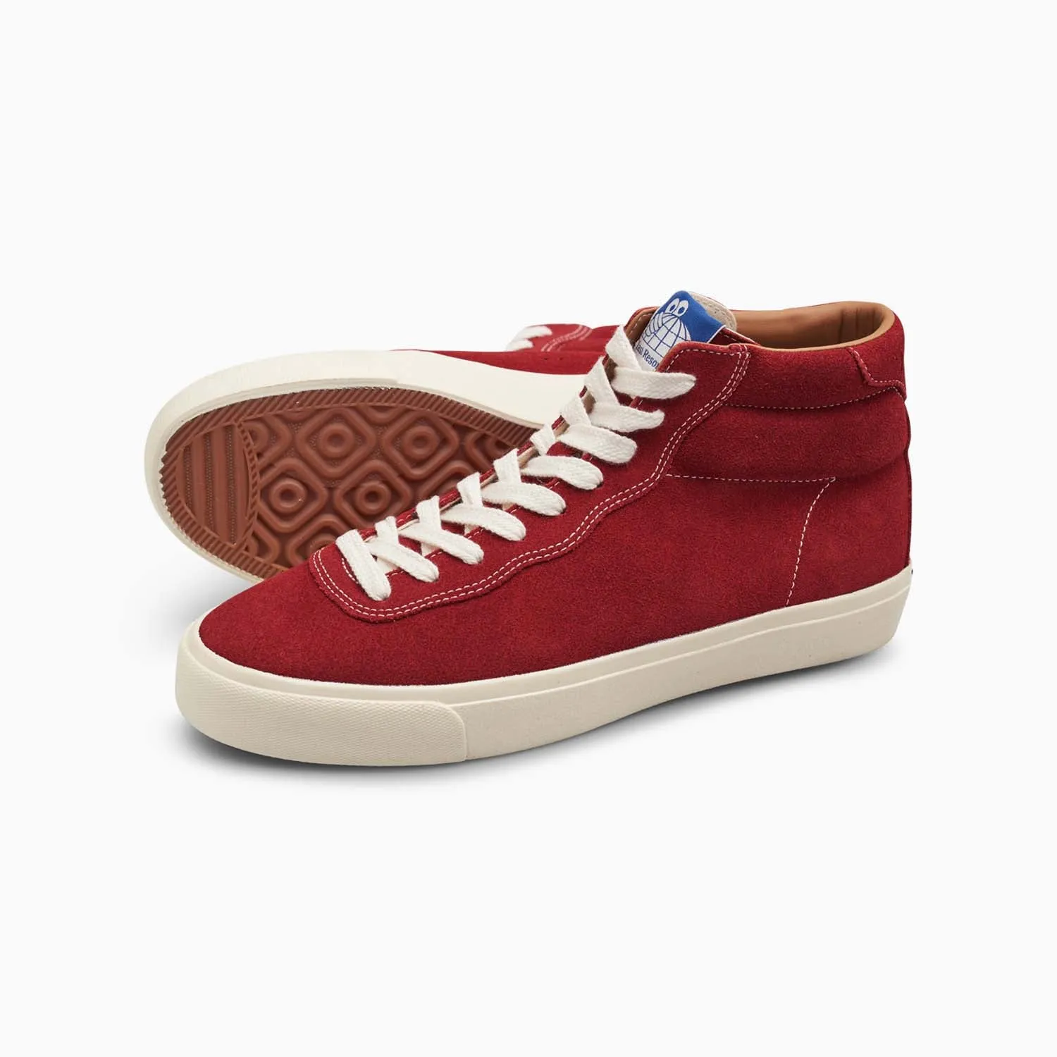 VM001-HI Suede (Old Red/White)