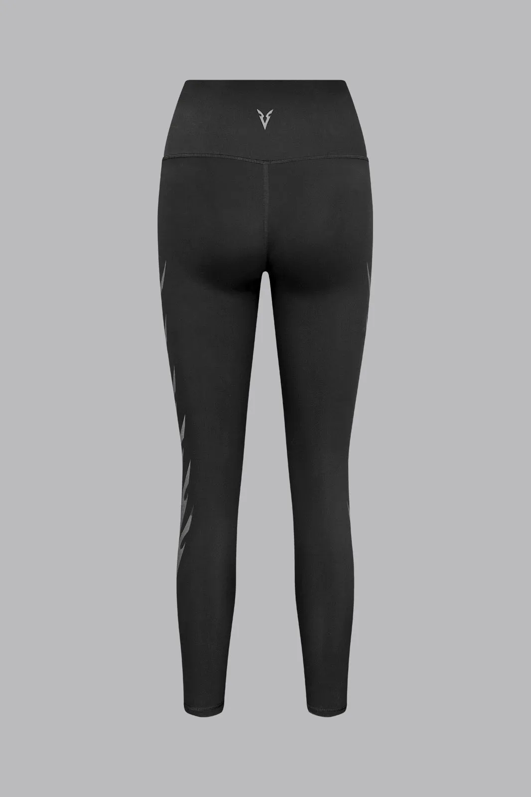 V_SCULPT® GRAPHIC MOTIF LEGGINGS - Black