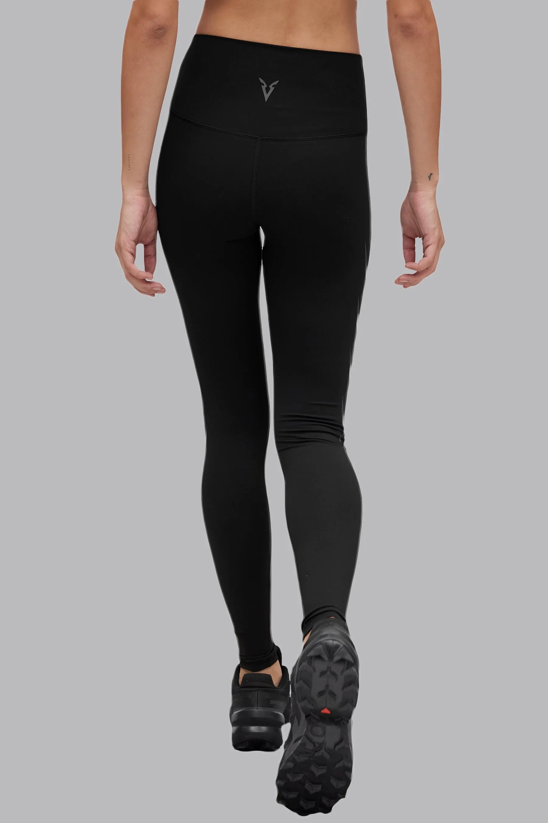 V_SCULPT® GRAPHIC MOTIF LEGGINGS - Black