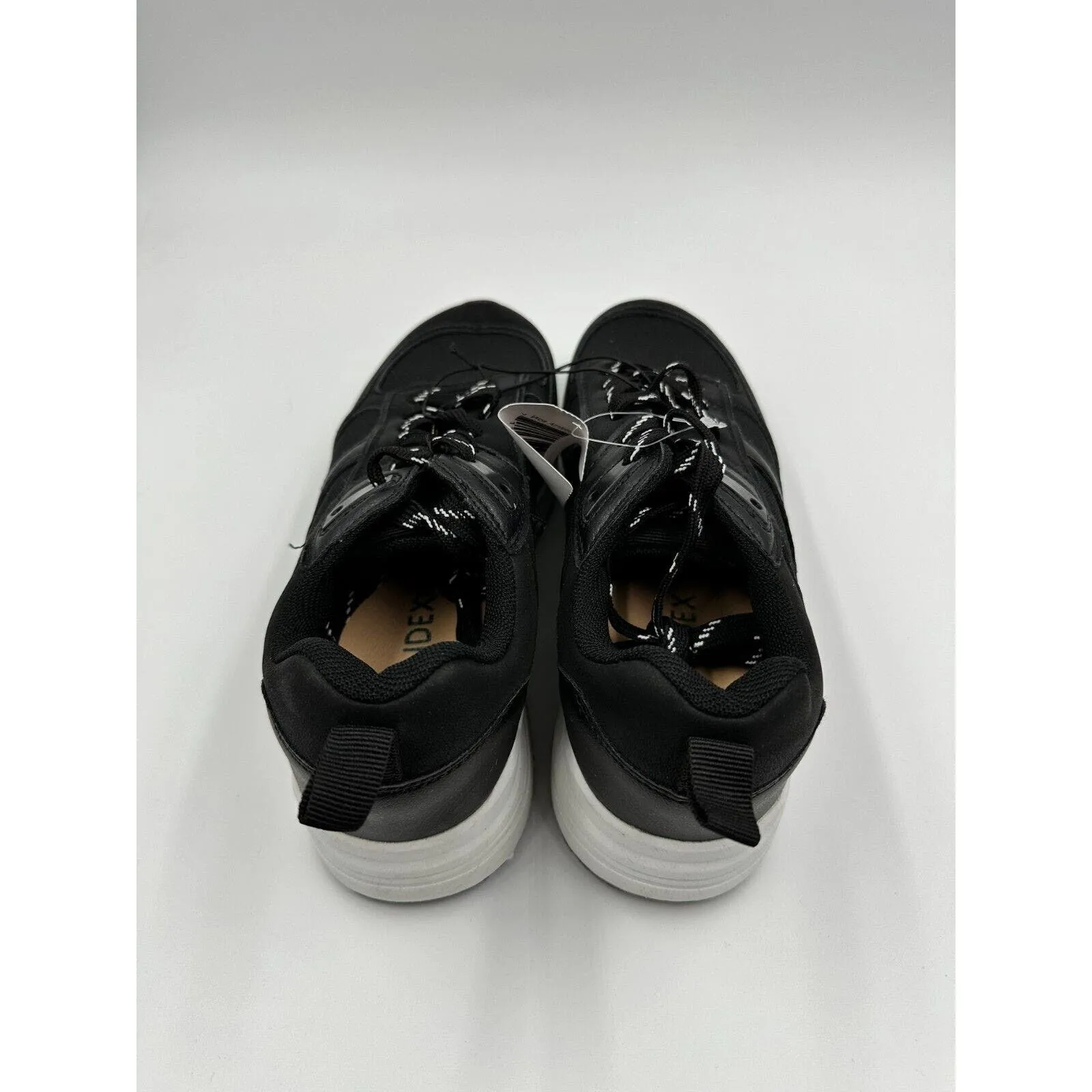 Women's Size 8, Black & White Sneakers