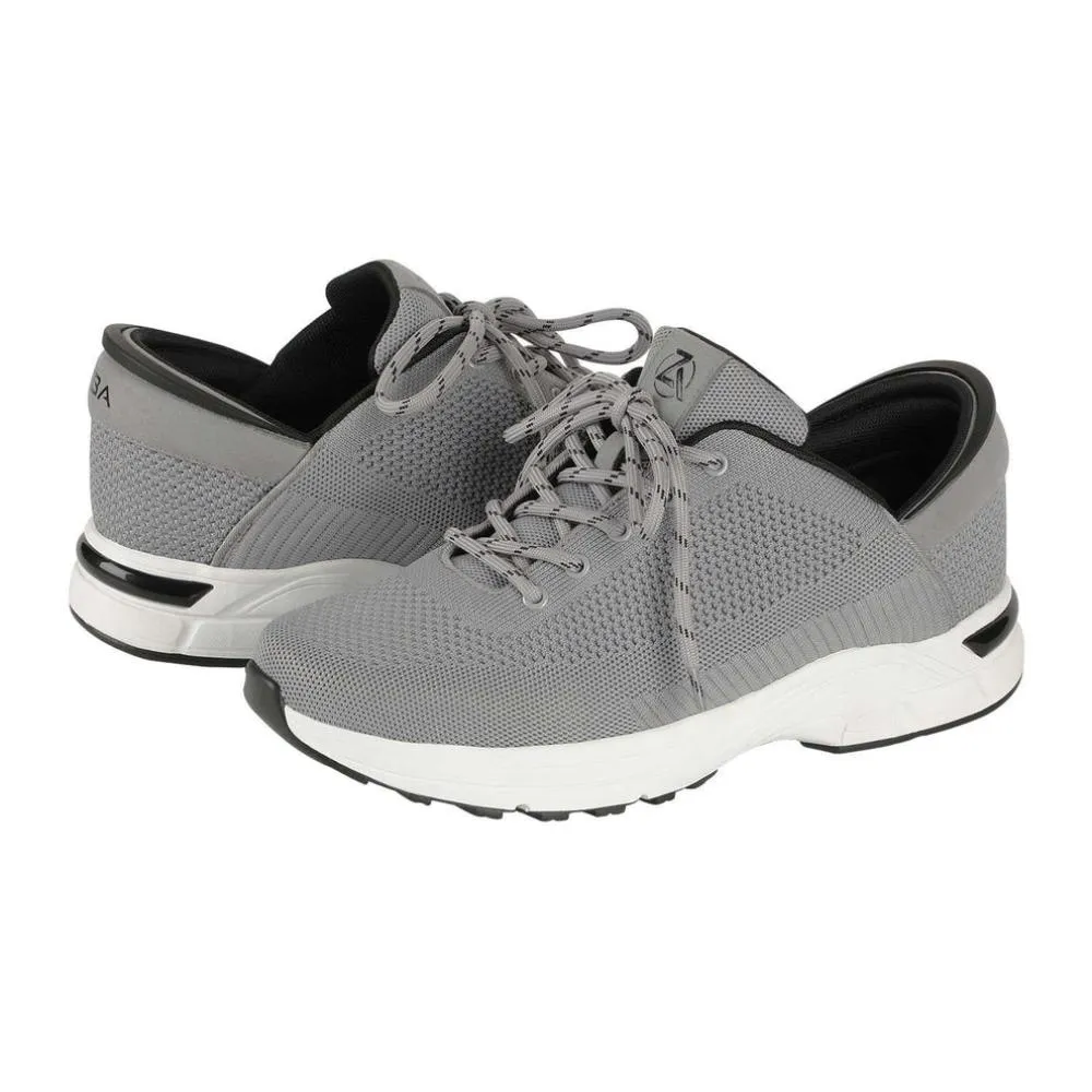 Zeba Men's Hands-Free Sneaker Stone Gray Extra Wide