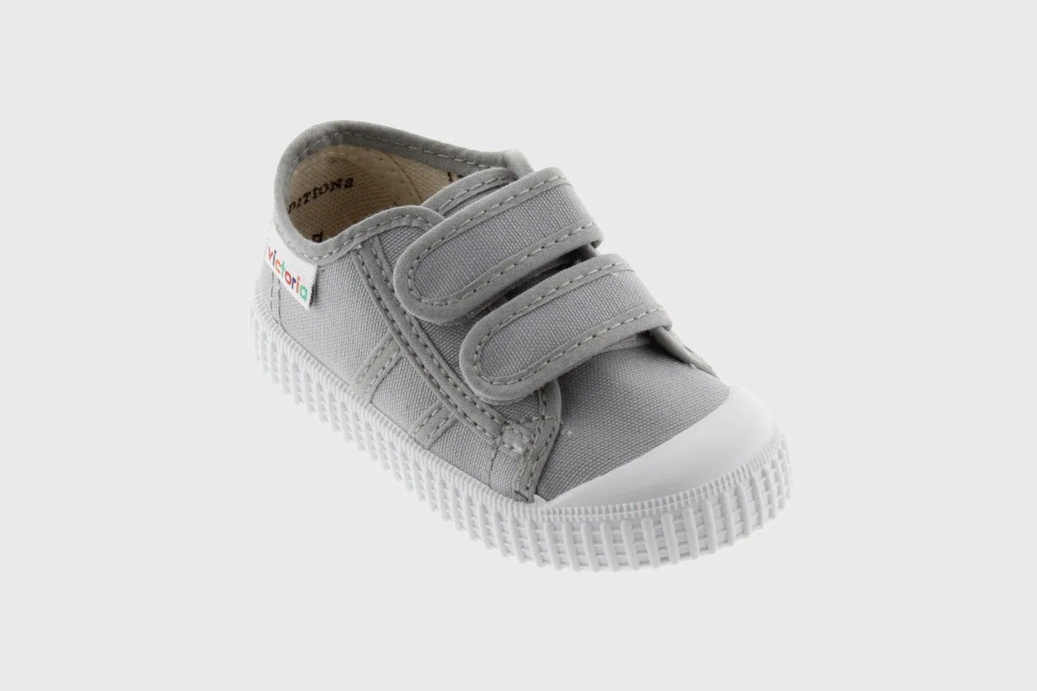 Zinc canvas double velcro sneaker